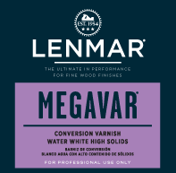MegaVar® Plus High Solids Water White Conversion Varnish - Flat 1M.6301