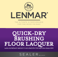 Quick-Dry Brushing Floor Lacquer - Sealer 1C.346