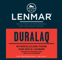DuraLaq® Nitrocellulose Production High Build Lacquer - Semi-Gloss 1LL.686