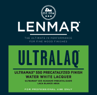 UltraMax® 550 VOC Water White Precatalyzed Lacquer - Dull Rubbed 1D.452