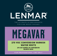 MegaVar® 275 VOC Water White Conversion Varnish - Dull Rubbed 1M.2502