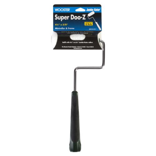 Wooster Koter Super Doo-Z 4-1/2 in. W Mini Paint Roller Frame and Cover Threaded End